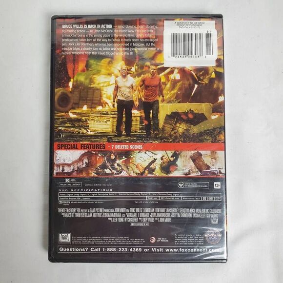 A Good Day to Die Hard (DVD, 2013) Bruce Willis – Explosive Action Sequel - Picture 2 of 2